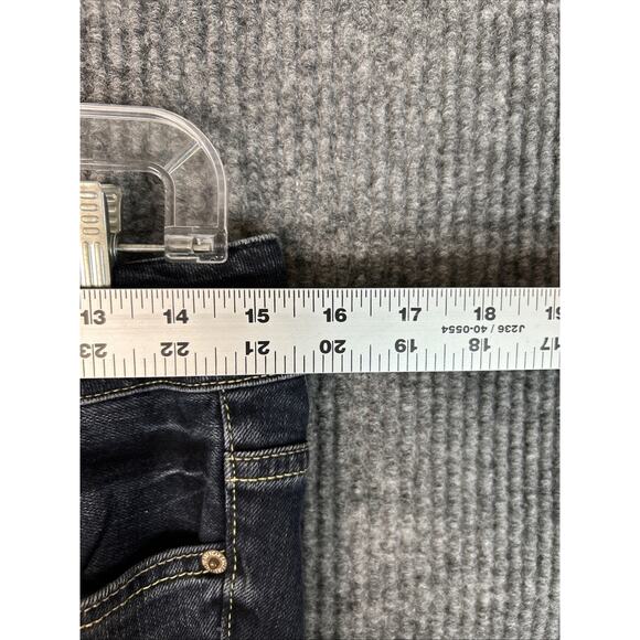 American Eagle Womens Original Boot Cut Jeans Size 4 Blue Dark Wash Y2K Western - Picture 7 of 12